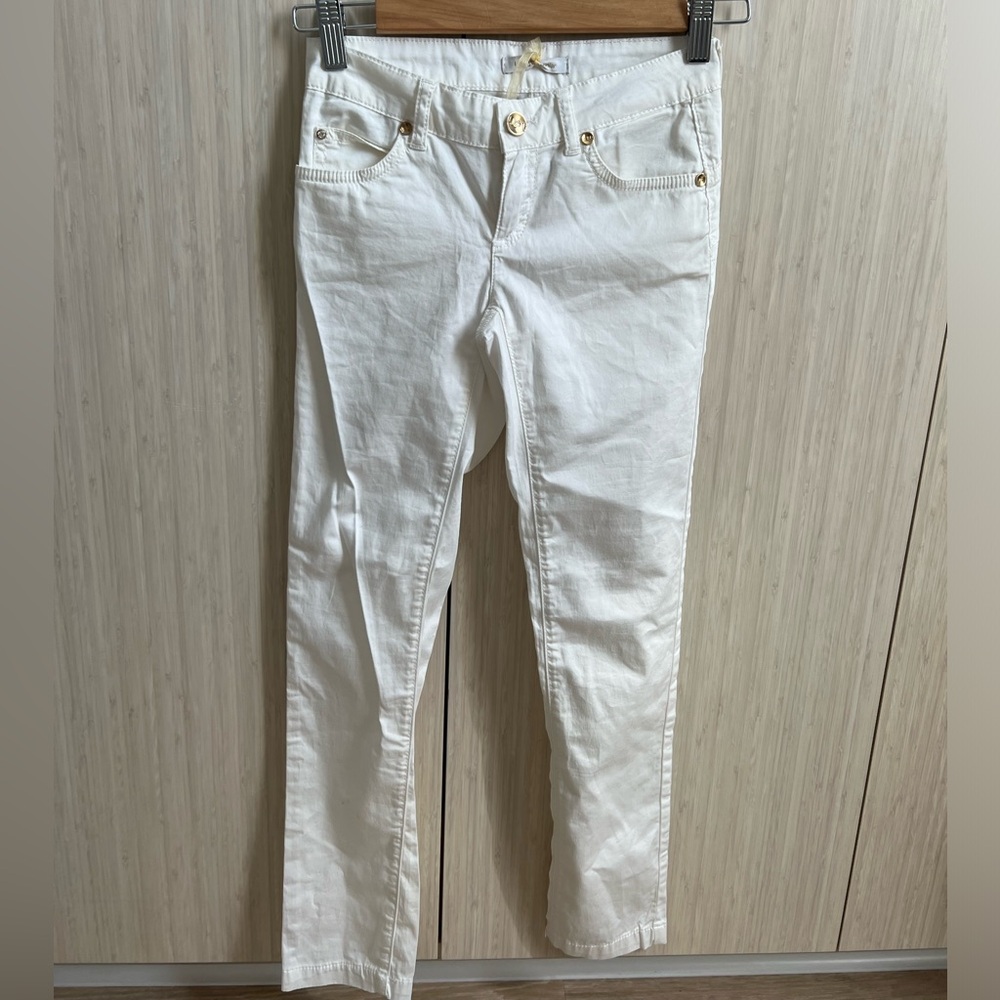 Liu Jo like-new girls white skinny jeans